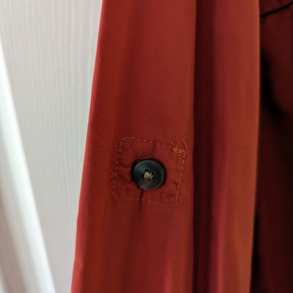 REI Sahara button Down Fishing Outdoor Shirt Sz Extra Large Red - Picture 5 of 8